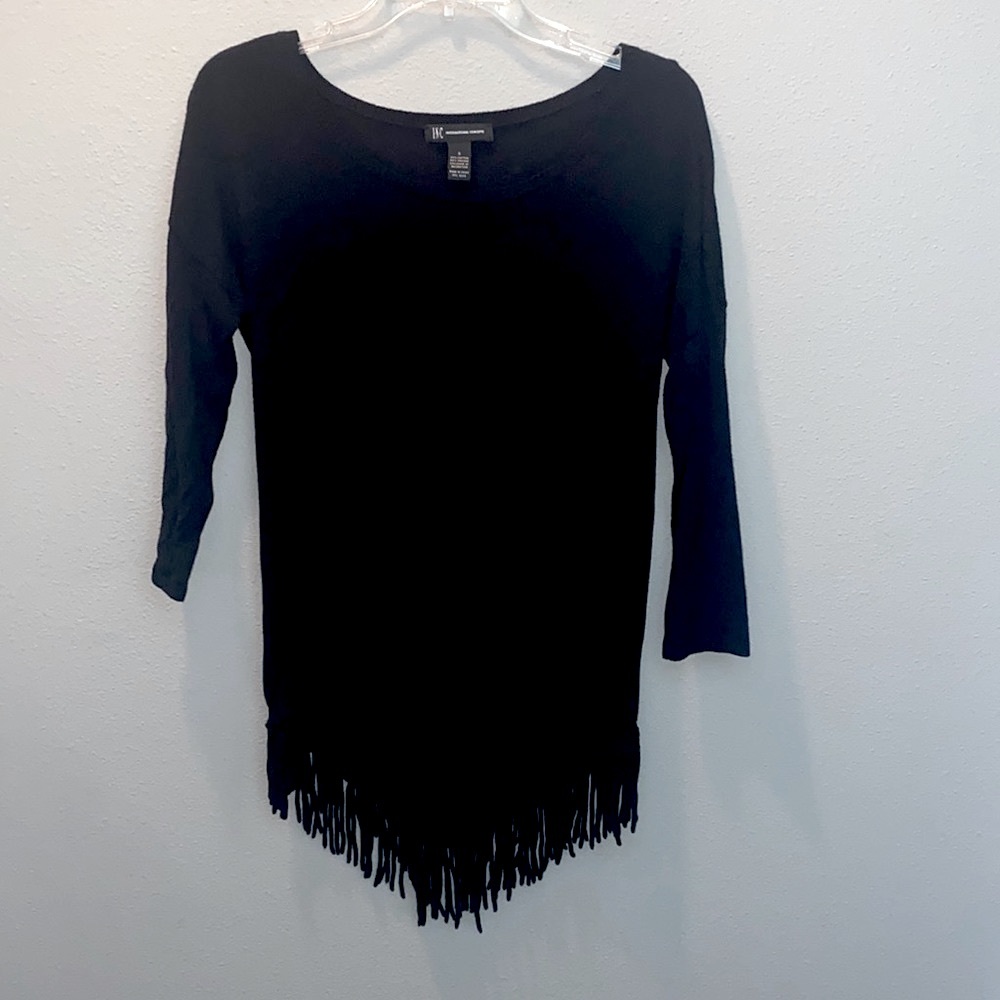 INC Sweater Fringe